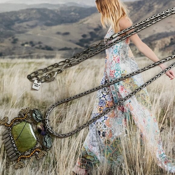 AYALA BAR Fields of Gold Collection Diana Necklace is New with Box! Multicolored - Picture 4 of 10